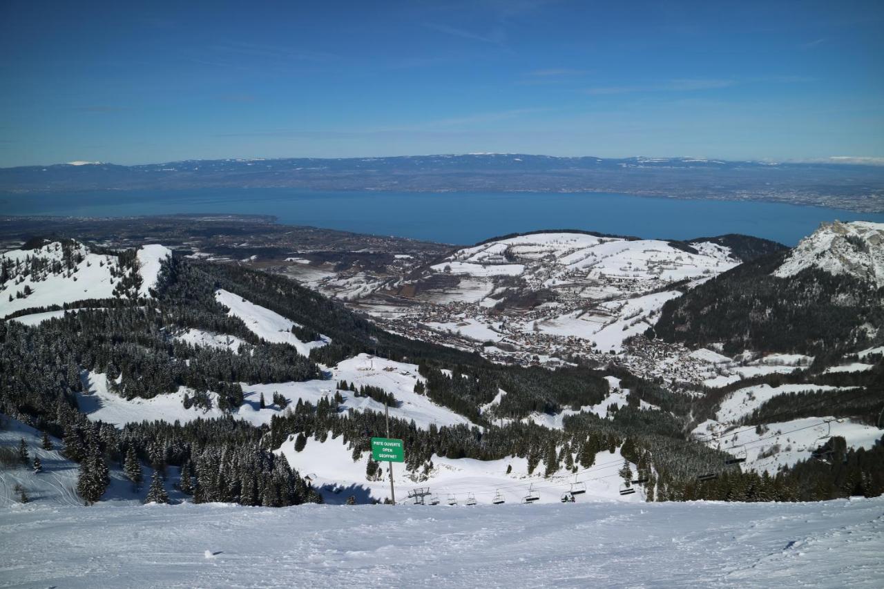 Appartement T2 A Bernex Avec Wifi, Vue Sur Montagne 外观 照片
